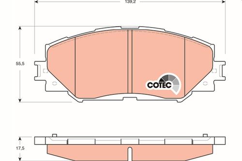 TRW KLOCKI HAMULCOWE PRZÓD GDB3425 na Arena.pl