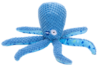 Zabawka pluszowa dla psa Niebieska ośmiornica z piszczałką 27,6×9,4×5,9cm