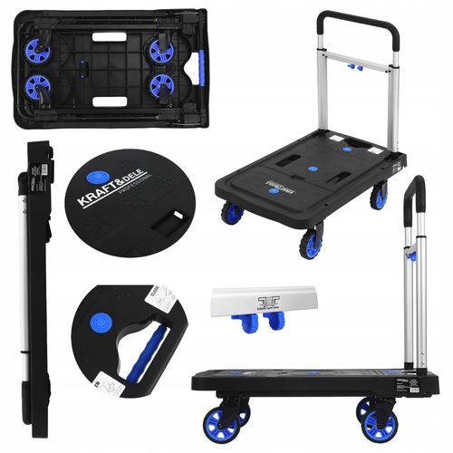 Wózek Składany Platforma Transportowy Magazynowy 150 kg Kraft&Dele na Arena.pl