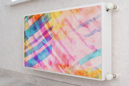Maskownica MAGNETYCZNA Na Kaloryfer Akwarelowa Abstrakcja 100cm x 60cm na Arena.pl