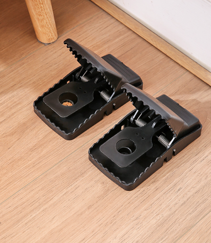 Łapka pułapka na myszy gryzonie bardzo mocna gilotyna myszołapka czarna na Arena.pl