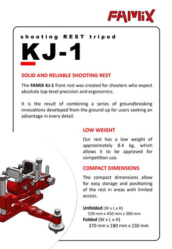rest tripod podstawa pod karabin FAMIX KJ 1 na Arena.pl