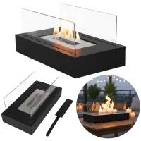 Biokominek wolnostojący bezdymny do domu na taras ogrodowy bio kominek 35cm