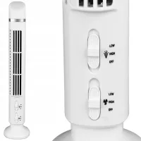 Wentylator kolumnowy lampka biurkowy stojący bez łopatkowy dmuchawa