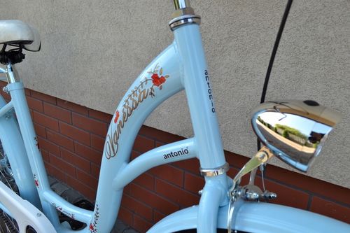 Rower Damski Damka Retro Miejski Vanessa 26 Błękit na Arena.pl