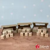 Komplet 3 układanek z sylabami