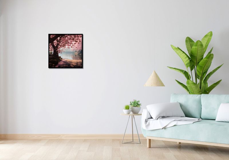 Plakat 50x50cm Spokój Sakury zdjęcie 4