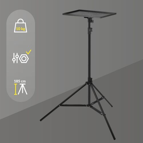 STATYW UCHWYT do projektora rzutnika PÓŁKA TRÓJNÓG do 10kg w:180cm 40x27cm na Arena.pl