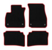 Dywaniki welurowe CARLUX-RED do Opel Insignia B 2017- czarne/czerwone
