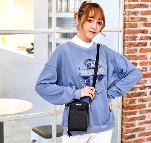 Damska Torebka Na Telefon Mini Portfel Listonoszka zdjęcie 4