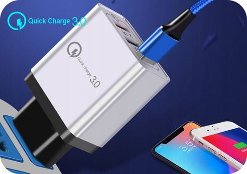 SZYBKA ŁADOWARKA SIECIOWA USB QUICK CHARGE 3.0 na Arena.pl