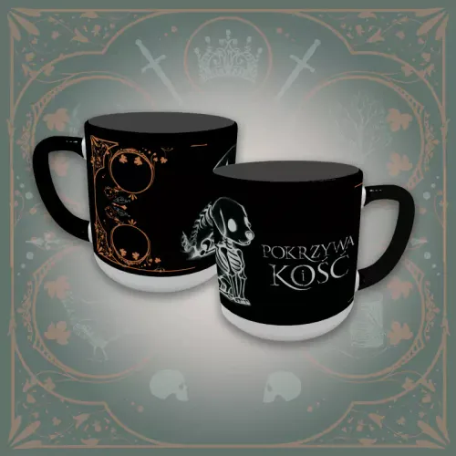 Kubek z kościanym pieskiem Pokrzywa i kość, 400 ml na Arena.pl