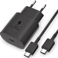 SZYBKA ŁADOWARKA SIECIOWA TELEFONU DLA SAMSUNG KOSTKA 25W + KABEL USB-C 1M