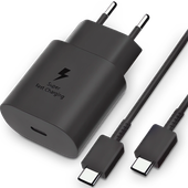 SZYBKA ŁADOWARKA SIECIOWA TELEFONU DLA SAMSUNG KOSTKA 25W + KABEL USB-C 1M