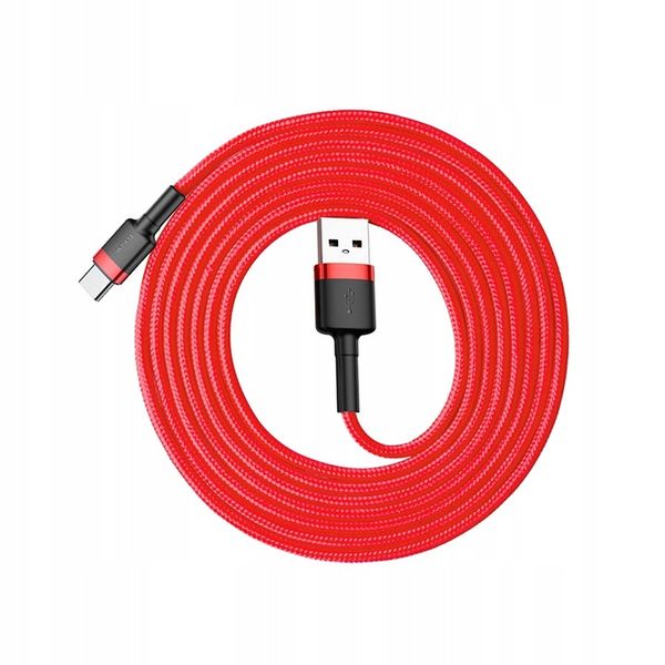 BASEUS MOCNY KABEL USB USB-C TYP-C PRZEWÓD OPLOT QUICK CHARGE 3.0 2A 2M zdjęcie 9