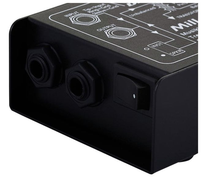 Pasywny mono DI Box symetryzator sygnału rozłączenie masy Millenium DI-E zdjęcie 2