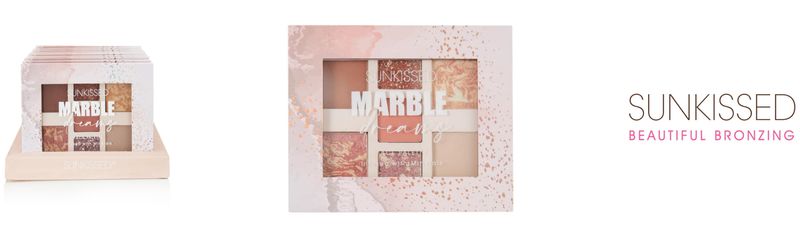 Sunkissed Marble Dreams Paleta Do Twarzy zdjęcie 3
