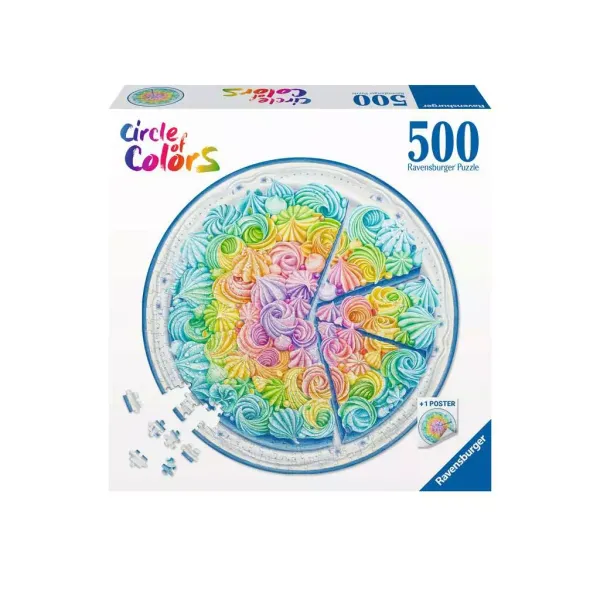 Puzzle 500 elementów. Paleta kolorów. Ciacho zdjęcie 1