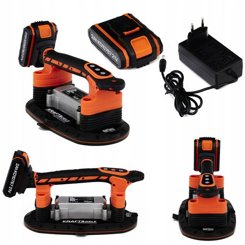 Akumulatorowa Przyssawka Wibracyjna 21V 24h Poziomowania Płytek Kraft&Dele na Arena.pl