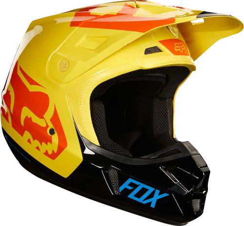 KASK FOX V-2 PREME BLACK/YELLOW M na Arena.pl