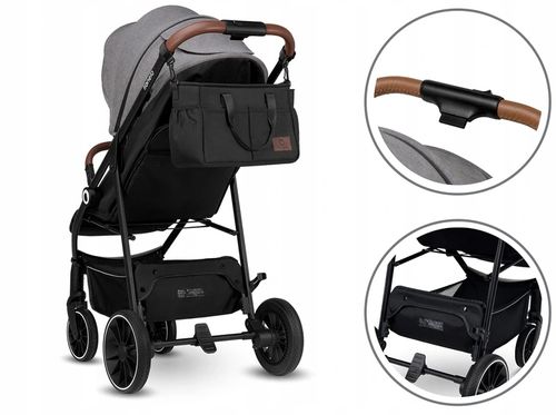 Wózek Spacerowy Lekki Lionelo Alexia Duże Koła na Arena.pl