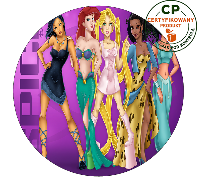 Opłatek na tort Pocahontas zdjęcie 1