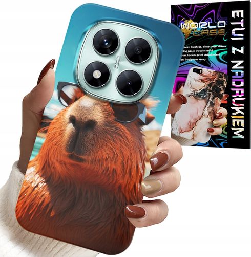 ETUI DO XIAOMI NOTE 14 PRO 5G - SŁODKA KAPIBARA, CAPIBARA CASE + SZKŁO na Arena.pl