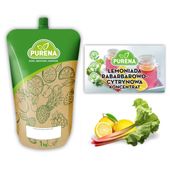 koncentrat napój lemoniada rabarbar-cytryna purena 1kg na 6l