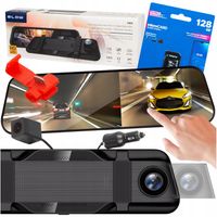 WIDEO REJESTRATOR LUSTERKO SAMOCHODOWY KAMERA COFANIA FullHD + KARTA 128 GB