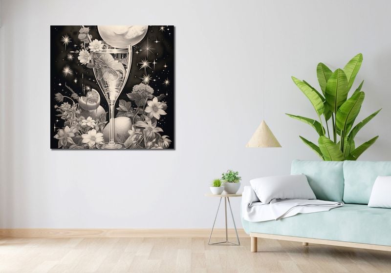 Obraz 100x100cm Kosmiczny Eliksir zdjęcie 2