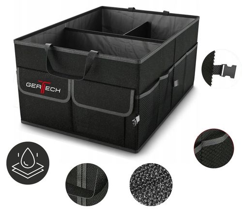 Organizer samochodowy DO BAGAZNIKA Torba rzepy Skrzynka Kufer Pojemny XL na Arena.pl