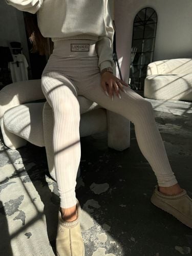 la manuel - legginsy soft touch beż - m na Arena.pl