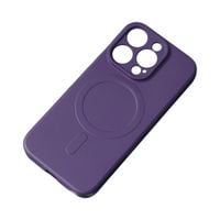 silikonowe etui z magsafe do iphone 15 pro silicone case fioletowe