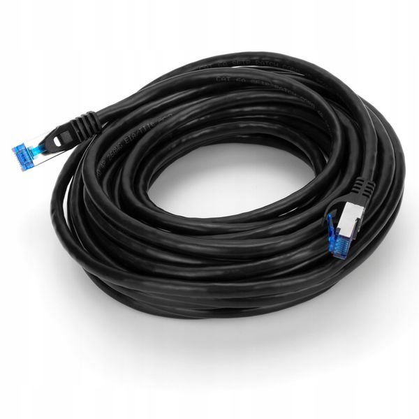 KABEL SIECIOWY LAN S/FTP CAT.6a PRZEWÓD ETHERNET ZEWNĘTRZNY RJ45 KAT 6a 20m zdjęcie 3
