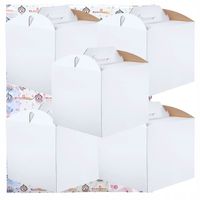 Pudełko na ciasto karton na tort opakowanie z rączką wesele 30x30x35
