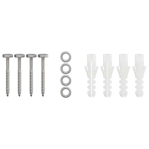 Kurtka kominkowa Srebrny 50 x 50 x 37 cm Stal nierdzewna na Arena.pl