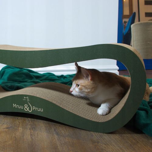 Drapak dla kota LEON | różowy | 78x28x24 cm | MruuPruu na Arena.pl