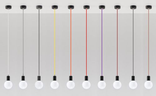 Lampa Wisząca EDISON Czerwona na Arena.pl