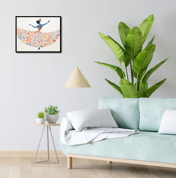 Plakat 50x40cm Wirująca Balerina zdjęcie 4