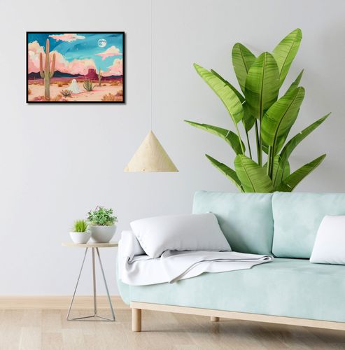 Plakat 55x40cm Duch Między Kaktusami na Arena.pl