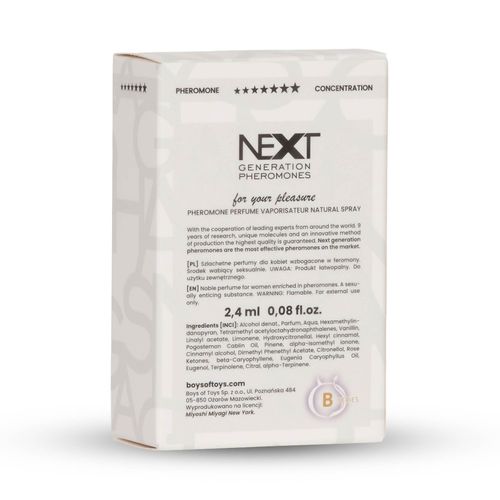 feromony damskie next ""x"" 2,4 ml femme miyoshi miyagi na Arena.pl