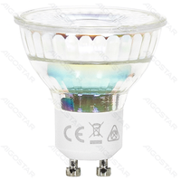 Żarówki LED GU10 4,5W 6500K szkło 2 sztuki blister mocne światło do biura