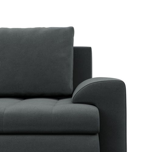 Narożnik U, z leżankami, BOSCO, velvet, 302x159x89 cm, szary | TYLETEGOTU na Arena.pl
