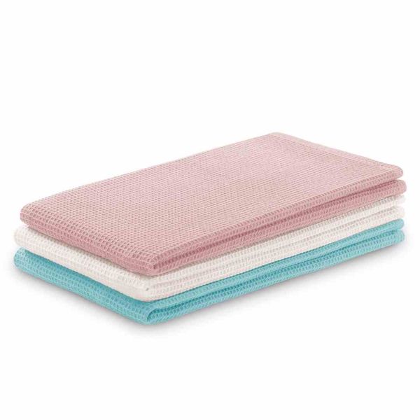 KIT/AH/LETTY/WAFFLE/TURQ&PINKS/3PACK/50X70 zdjęcie 1
