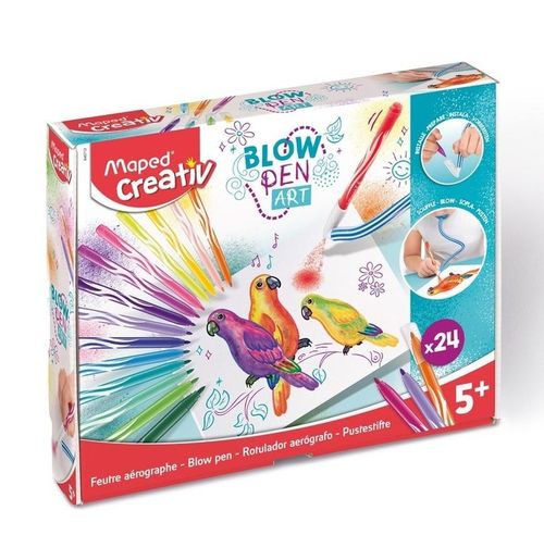 Maped Creativ flamastry dmuchane 24 kolory Blowpen Art zestaw kreatywny na Arena.pl