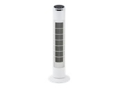 WENTYLATOR KOLUMNOWY PODŁOGOWY PILOT TIMER BIAŁY 50W 74CM LED LCD