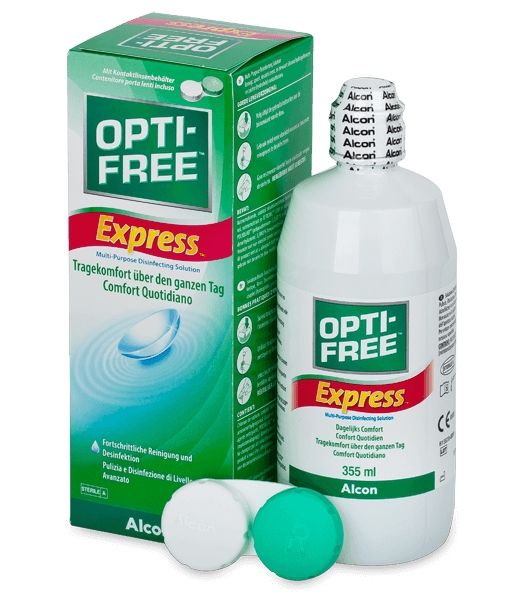 Płyn do soczewek OPTI-FREE Express 355 ml. Alcon zdjęcie 1