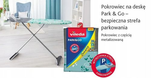 Pokrowiec Do Prasowania Na Deskę Vileda Park + Go na Arena.pl