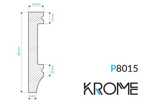 Listwa przypodłogowa KROME P8015 na Arena.pl