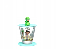 LEONARDO Szklanka z pokrywą 215ml dinozaur BAMBINI AVVENTURA